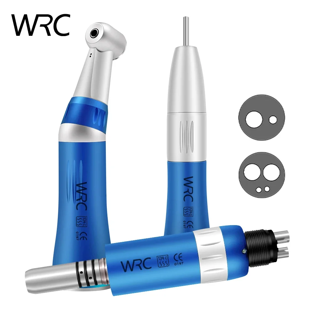 Dental Handpiece Kit Low Speed Handpiece internal Water Spray dental materials 2/4Holes Turbine colorful Handpiece