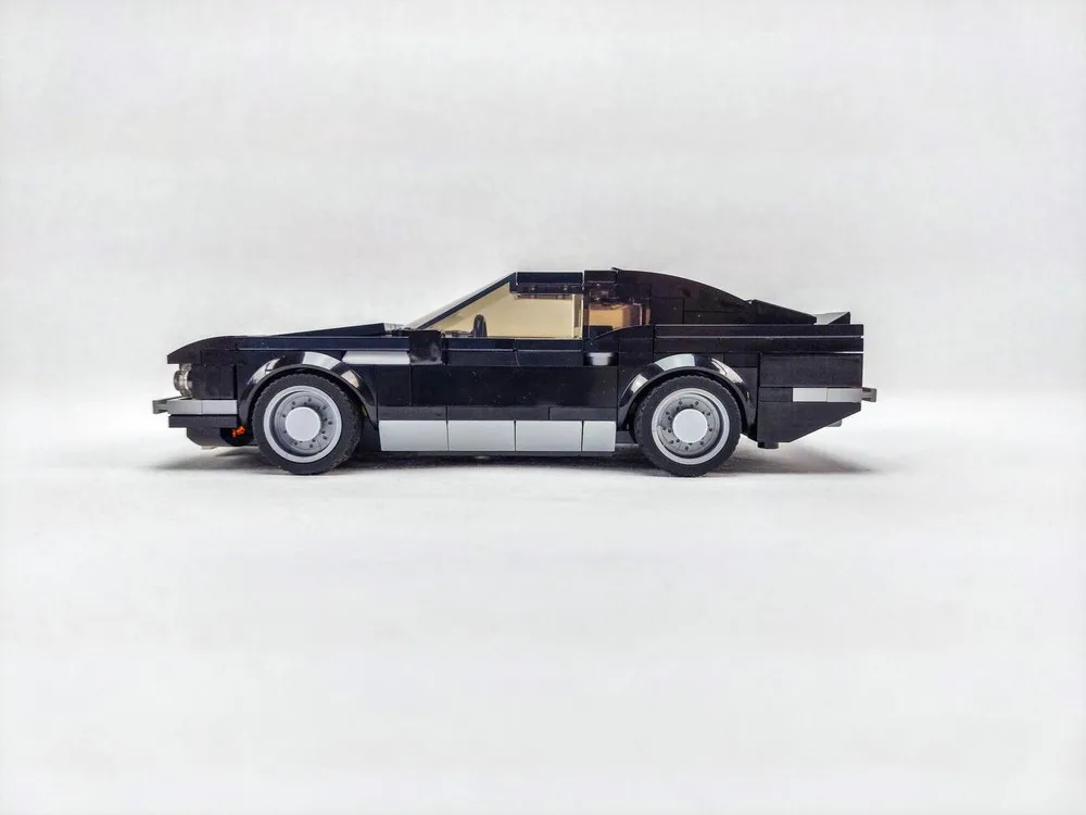 

MOC-строительный блок, модель автомобиля 313 деталей V8 1977, городской автомобиль, скоростной конструктор для мальчика, взрослый, рождественская игрушка в подарок