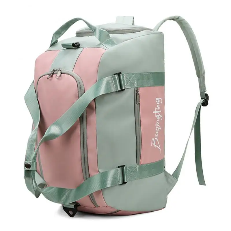 Bolso de viaje de gran capacidad para mujer, mochila para mujer, bolsos de mano para deportes, Yoga, gimnasio, bolsos de equipaje, bolso de lona cruzado multifunción