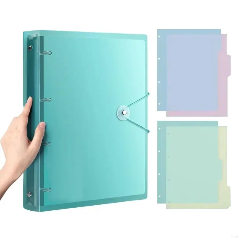  4 Rings Binder Presentation Display Folder Hold up 220Sheets Letter Size File Document Organizers Presentation Binder