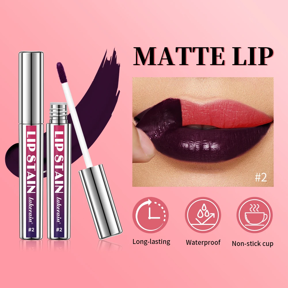 Waterproof Lip Resistant Lip Tints Stain Tint for Lips Stick Free Shipping Liquid Lipstick 24 Hours Water Resistant Lipsticks