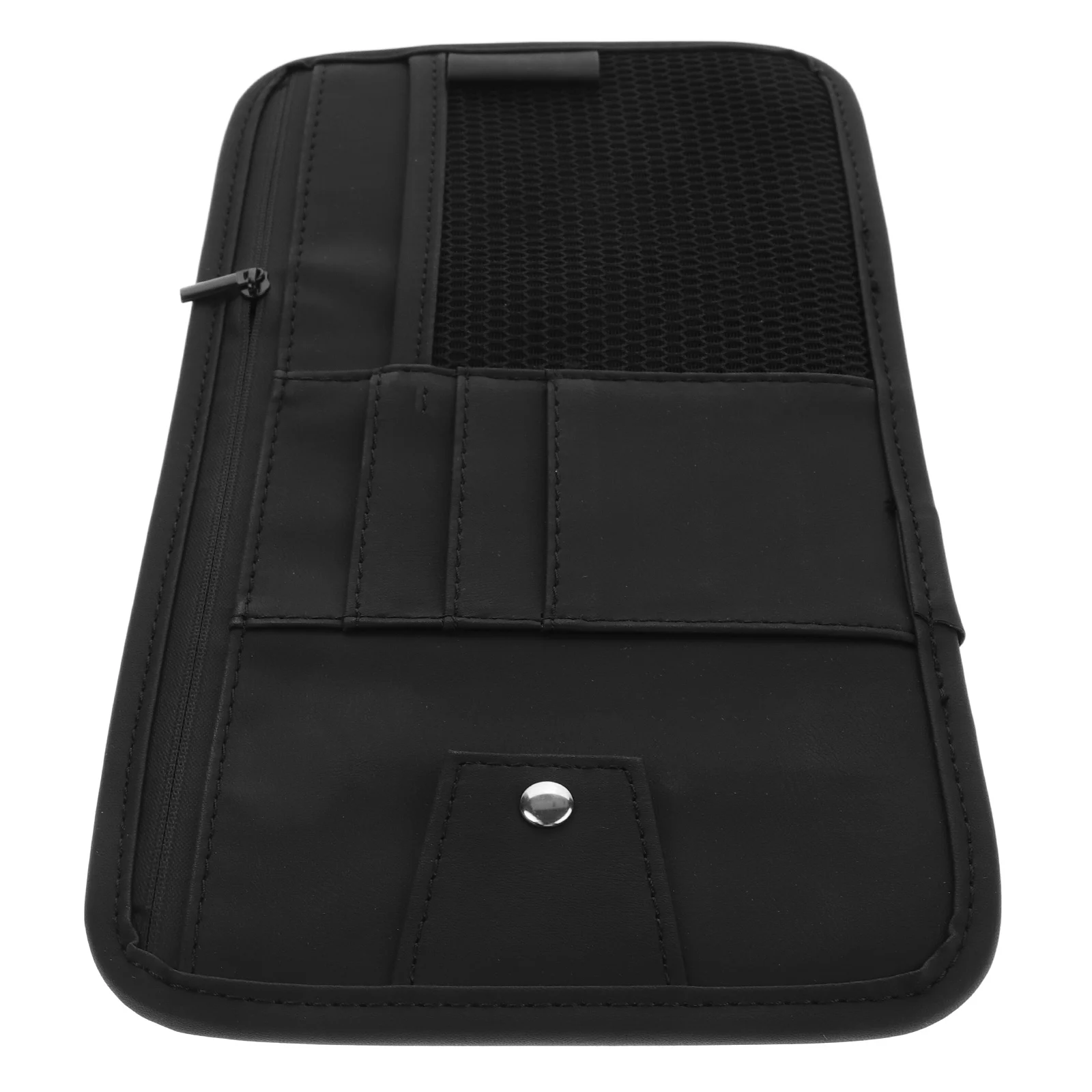 

Glasses Clip Car Visor ganizer Bag Partitioned Compartment Storage Pouch Sunglasses Case Auto Interior Accessories