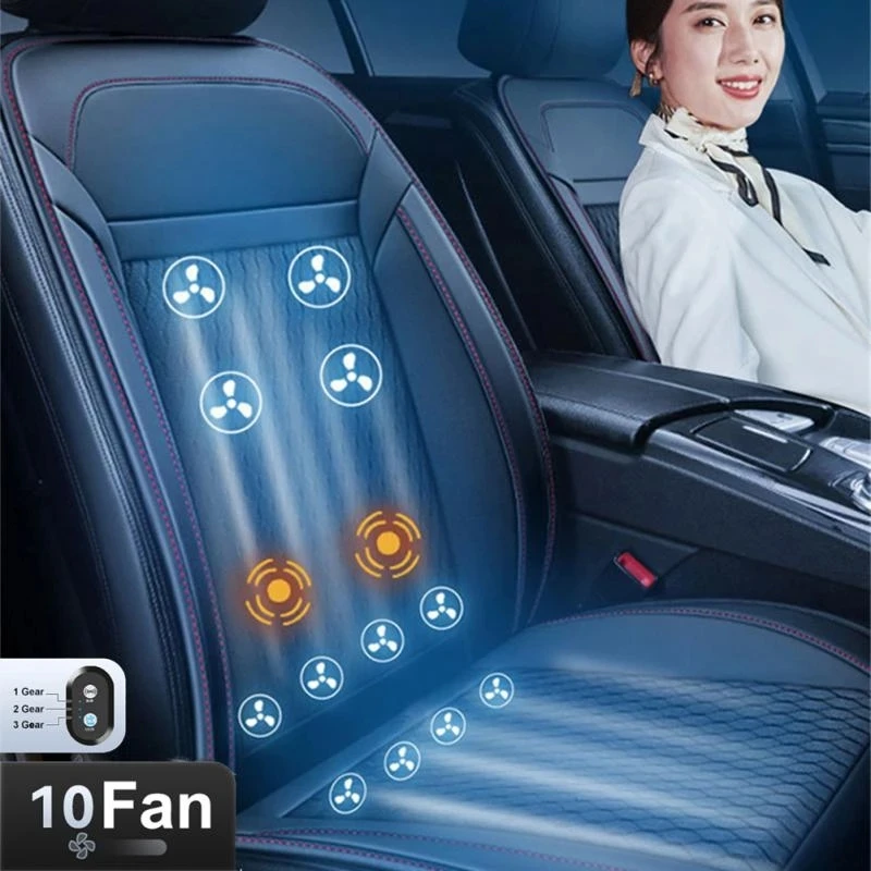 Summer Cool Massage Cushion With The Fan Blowing Cool Ventilation Cushion Seat Car Seat With USB Cooling Pat Auto Accessories