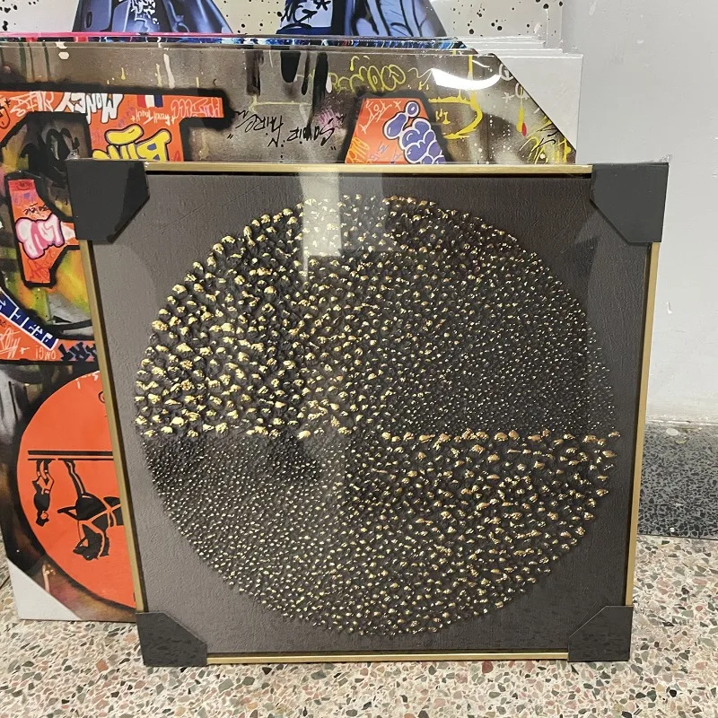 

Wall art vintage print abstract gold foil luxury poster canvas art painting home decoration