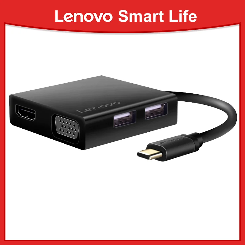 

Lenovo X1 X390 T490 T480 Type-c docking station vga/hdmi conversion line C120 splitter