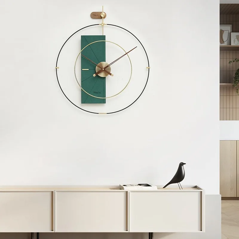 Nordic Decorative wall clocks Modern wall Watch luxury aesthetic Large clocks minimalist Silent elegant living room watches
