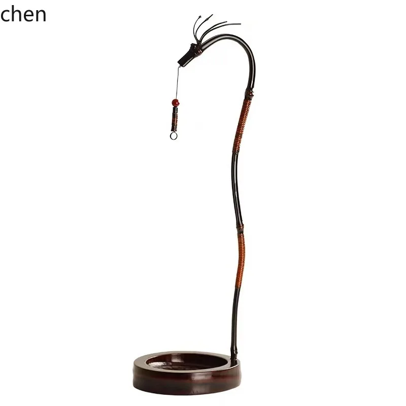 

ZMLbamboo dragon incense burner - creative dragon head backflow incense holder - aromatherapy burner for tea room decoration