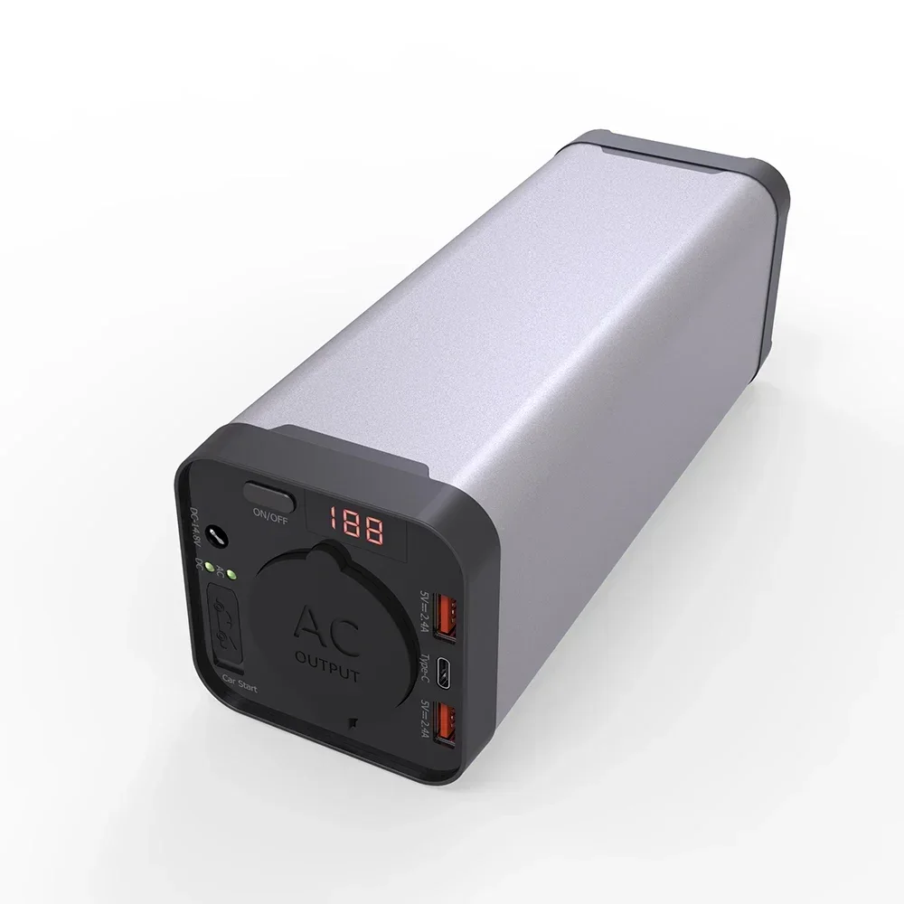 150W Mini Portable Generator Power Station, Battery Backup for Home Travel Camping Emergency Li-polymer Battery USB TYPE