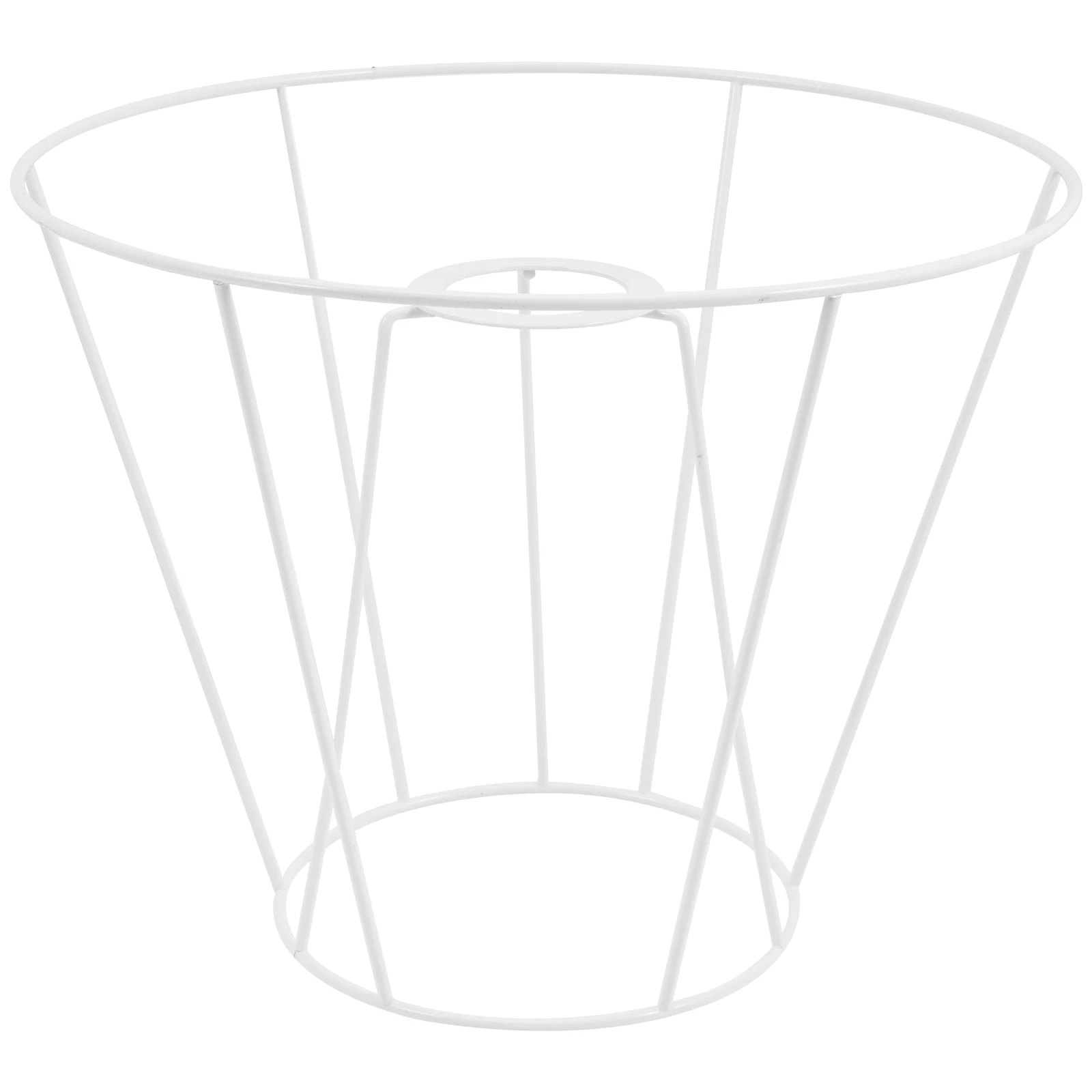 Sturdy Iron Lampshade Frame Round Metal Rack For Diy Table Lamp Wire Light Accessories Lampshade Holders Brackets Frame For Home
