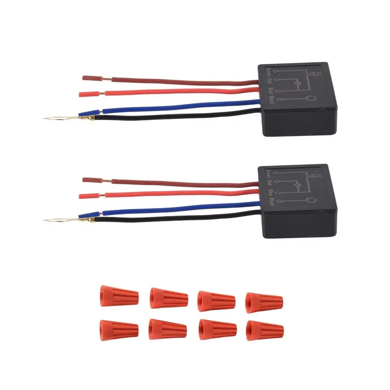 ABAE-Touch Lamp Switch 20 Pack,Touch Lamp Control Module For Dimmable LED,Bulbs,Lamp Switch Replacement Kit With Wiring Caps