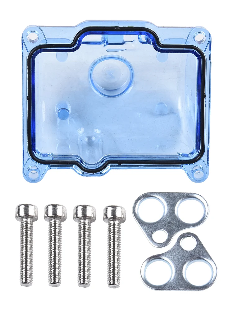 For KEIHIN for pwk Shell Oil Pan And Play 42MM ABS Blue Bottom 42MM Bottom Of Carburetor Bowl Oil Cup Motorcycle Transparent