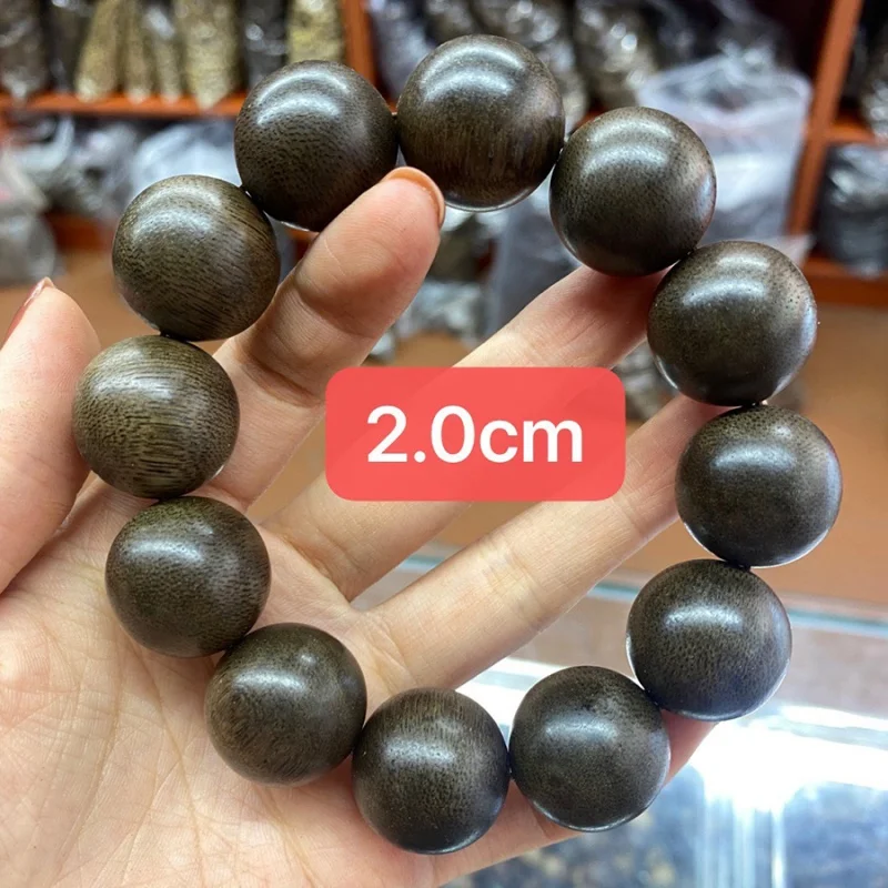 Genuine Goods Brunei Soft Silk Agarwood Bracelet Men and Women's Prayer Beads Collectables-Autograph Rosary Old Materials Natura