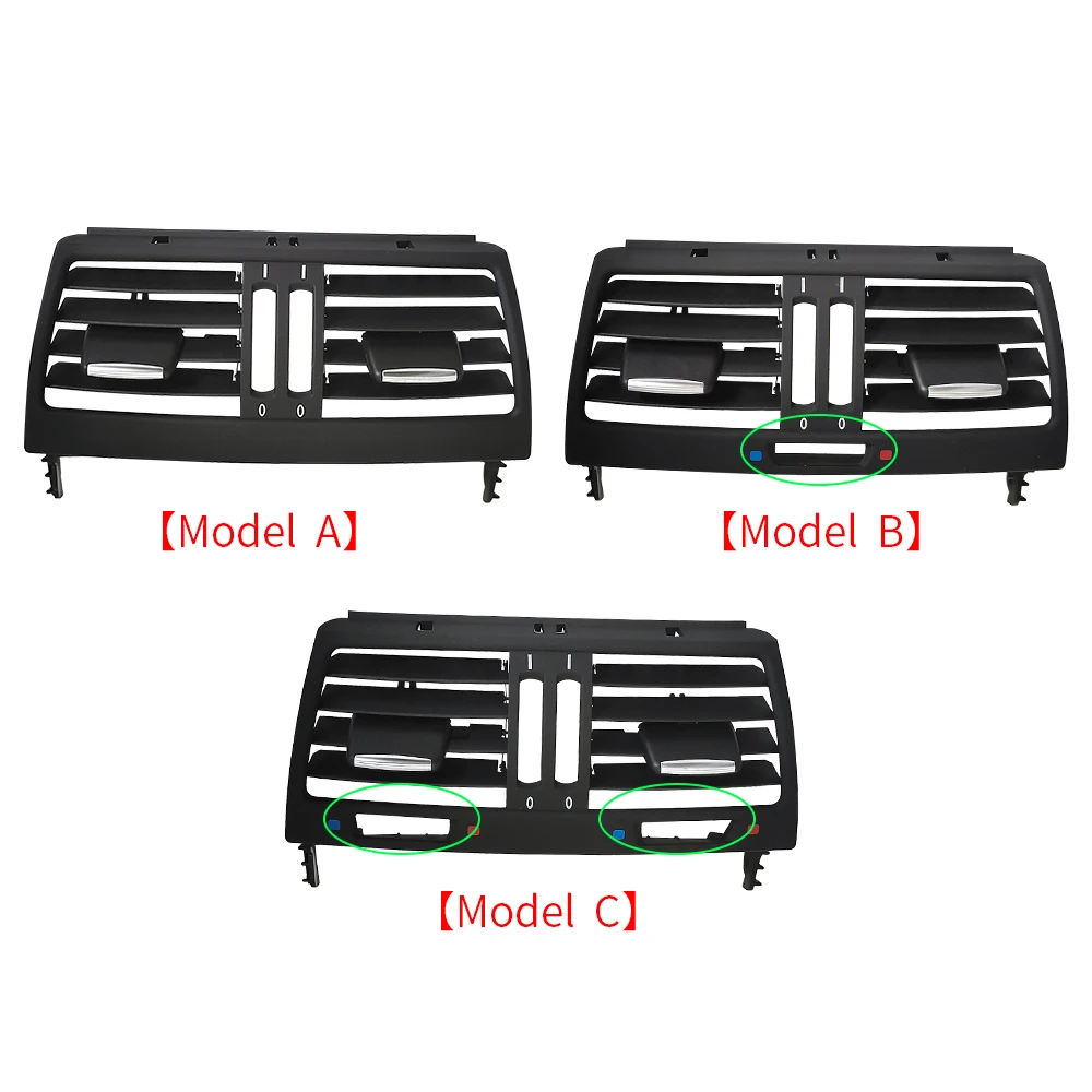 For BMW E70 E71 E72 Car Rear AC Air Vent Grille Panel Cover Replacement Accessory For BMW X5 X6 2007-2013