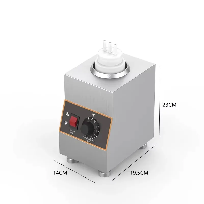 Scaldasalviette per bottiglie commerciale Incu-bator Termostato per marmellata di formaggio al cioccolato Riempitrice per riscaldatore a 3 griglie