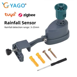 Tuya Zigbee Rainfall Detection Wired Rainfall Sensor Home Garden Connected Devices Kit Irrigation Water Timer Accessories