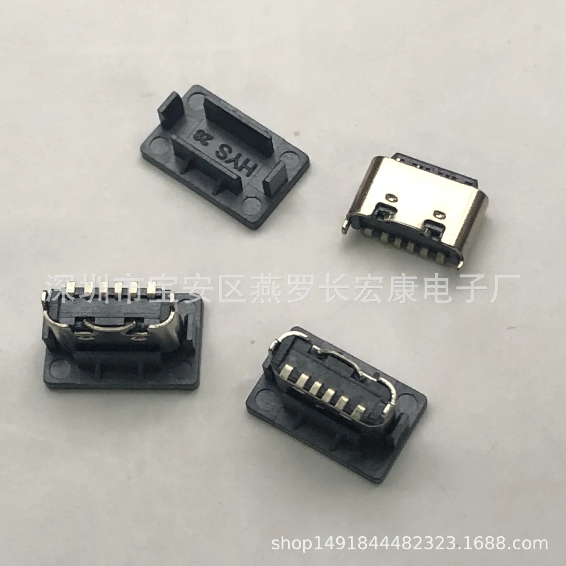 

Для разъема TYPE-C 6-контактного типа (женский), вертикальный SMT-разъем с высотой 5,0 мм, двухконтактная плата-адаптер, с пылезащитной заглушкой.