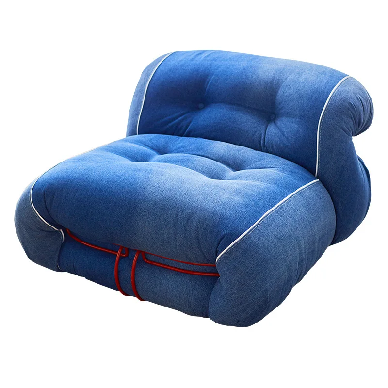 

Nordic creative cream wind steel teeth leisure sofa small apartment living room combination sofa hippo sofa