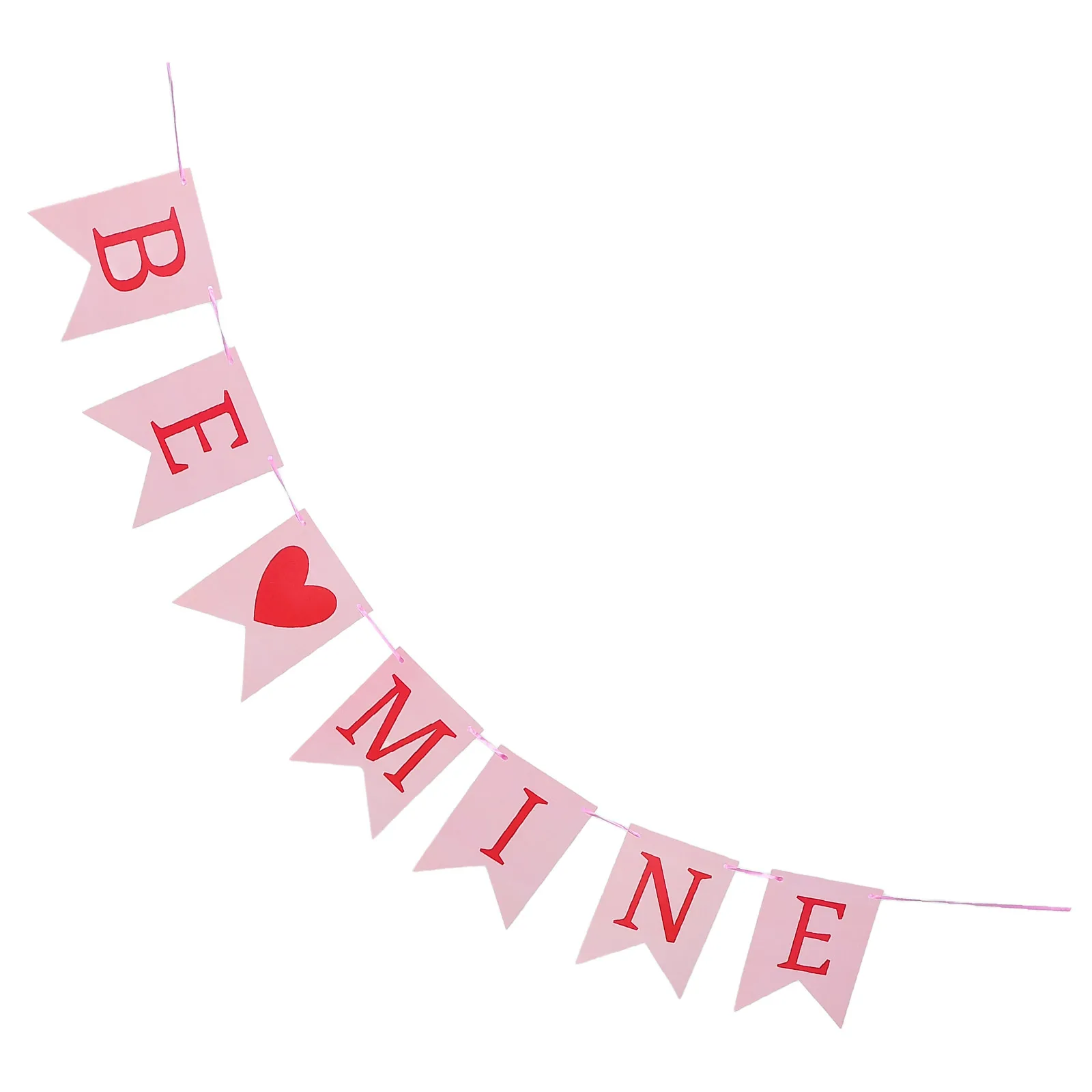 

Proposal Background Decoration Heart Shaped Banner Paper Valentine Engagement Wedding Be Mine Hanging Banners