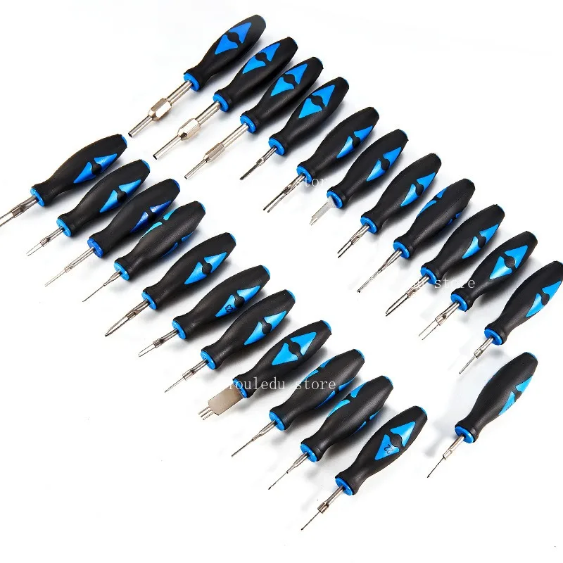 مناسبة لأداة تفكيك طرفية مكونة من 23 قطعة، ومكونات تسخير الأسلاك، ومستخرج الإبرة، ومستخرج الإبرة VAS1978 #2