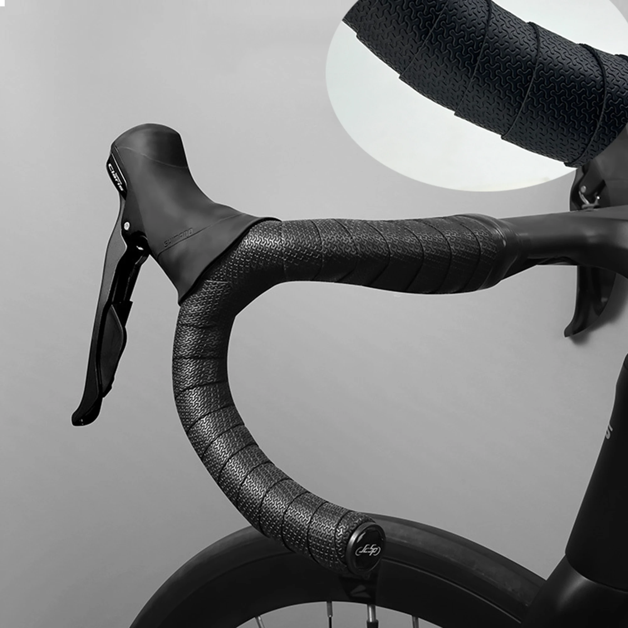 1 Paar Rennrad-Lenkerband, Rutschfestes Stoßdämpfendes Lenkerband mit PU-Antivibrations-Ummantelung, Langlebiges Fahrradlenkerband