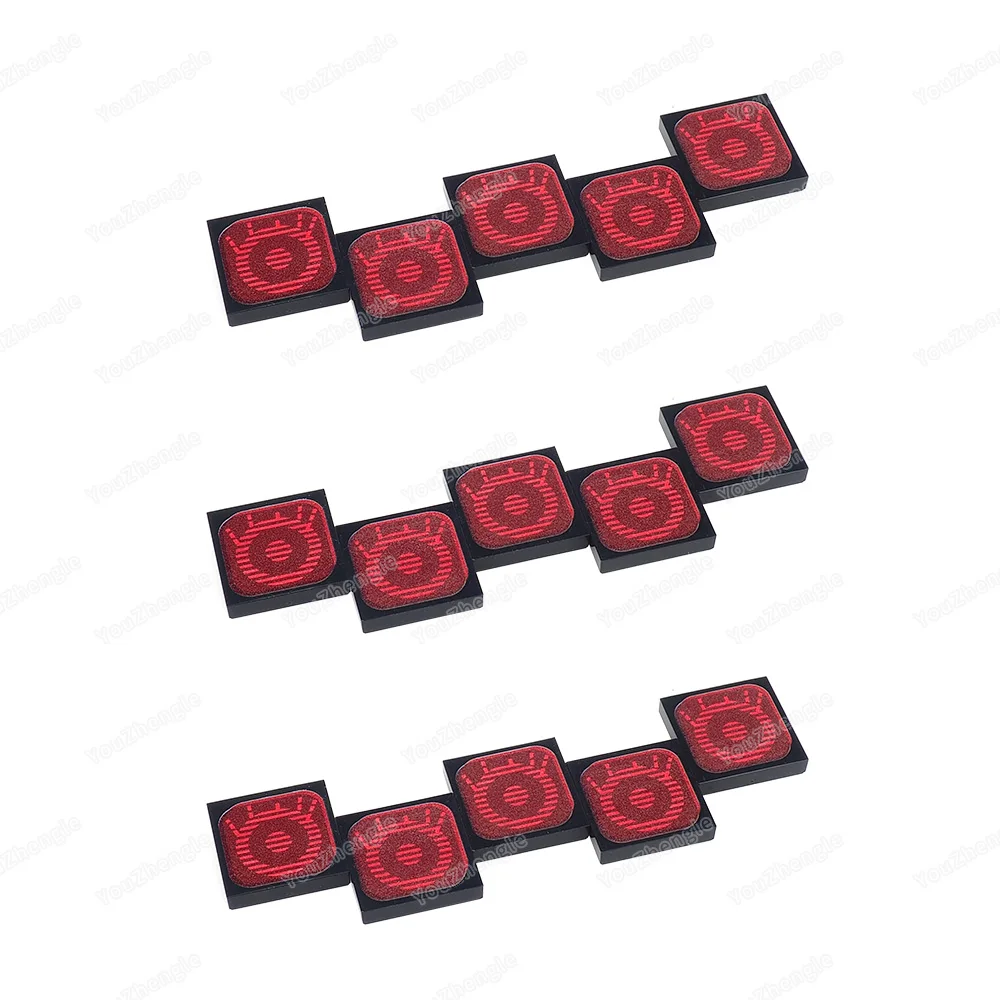 赤い円電子スクリーンパターン 3068 ビルディングブロック 2 × 2 タイルプリント MOC フィギュアシーンマッチングモデルパーツギフト DIY おもちゃ