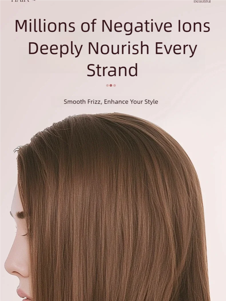 TINSOL Negativ-Ionen-Heißluftbürste Professionelles Styling-Tool Multifunktionale Beheizte Locken- und Glättungsbürste – Detail 6