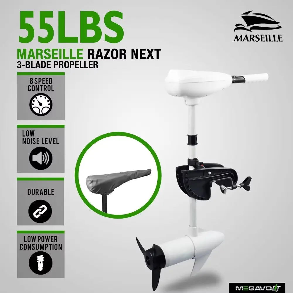 

Новинка 2026 года: Высококачественные электрические троллинговые моторы Neraus 55LBS для надувных лодок, подвесные двигатели для использования в соленой воде