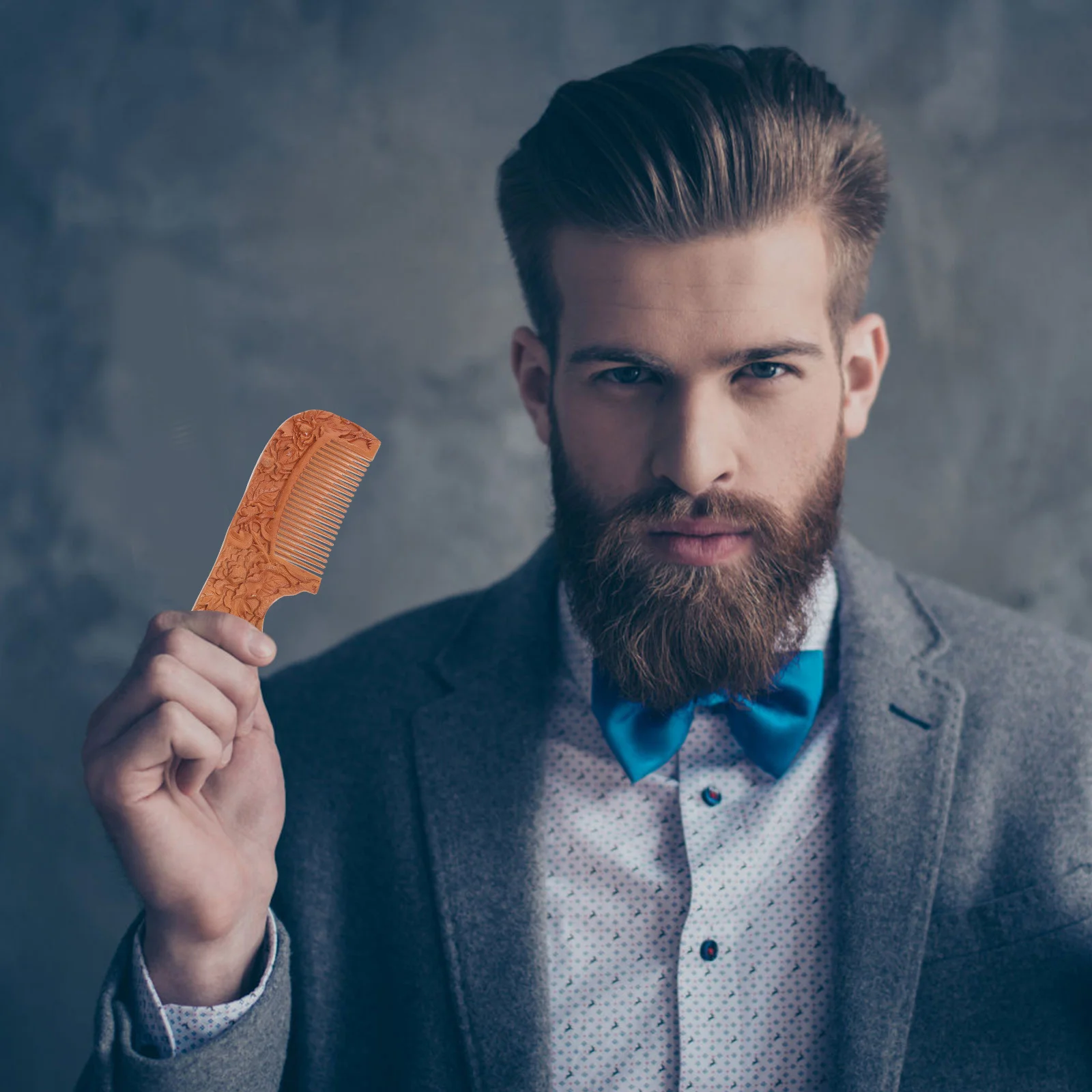 

Деревянная расческа для волос Персиковое дерево Натуральное гладкое закрытие зубов Антистатический массаж кожи головы Компактная расческа для волос Ежедневное путешествие