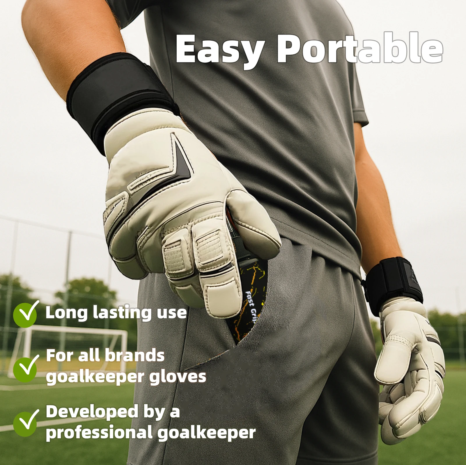 Paket Semprotan Sarung Tangan Kiper, Semprotan Pegangan Tahan Beku + Semprotan Pegangan Tahan Beku Cepat Kering + Semprotan Pencuci & Perawatan Sarung Tangan