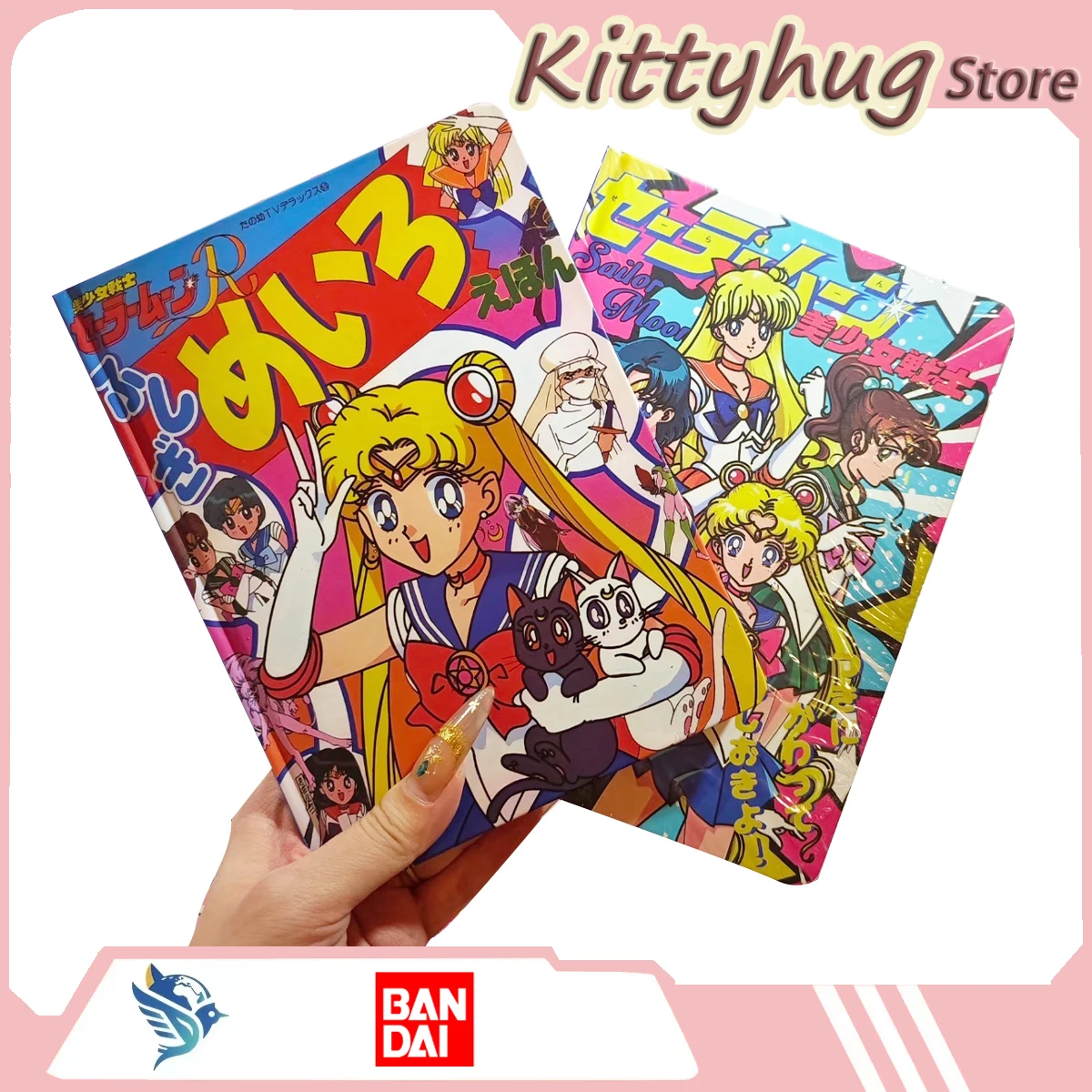 

Блокнот Bandai Sailor Moon A5: Цветной комикс-журнал с высоким уровнем эстетики, милый мультяшный дневник