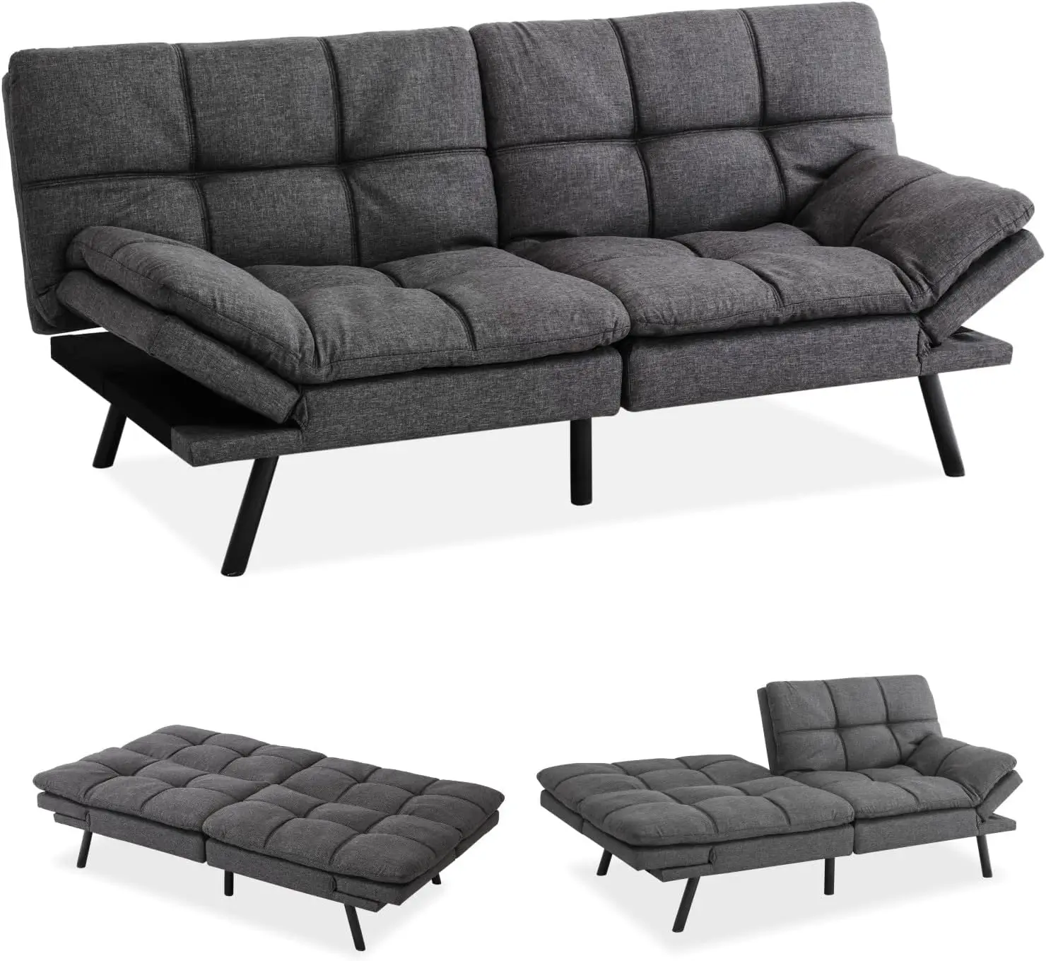 Futon Sofa Bed,Convertible 71