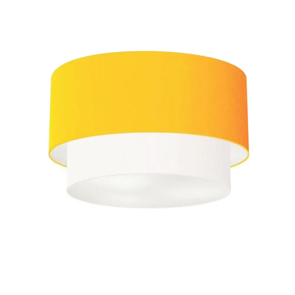 Plafon For Cylindrical Dining Room SJ-3045 Dome Color Orange White