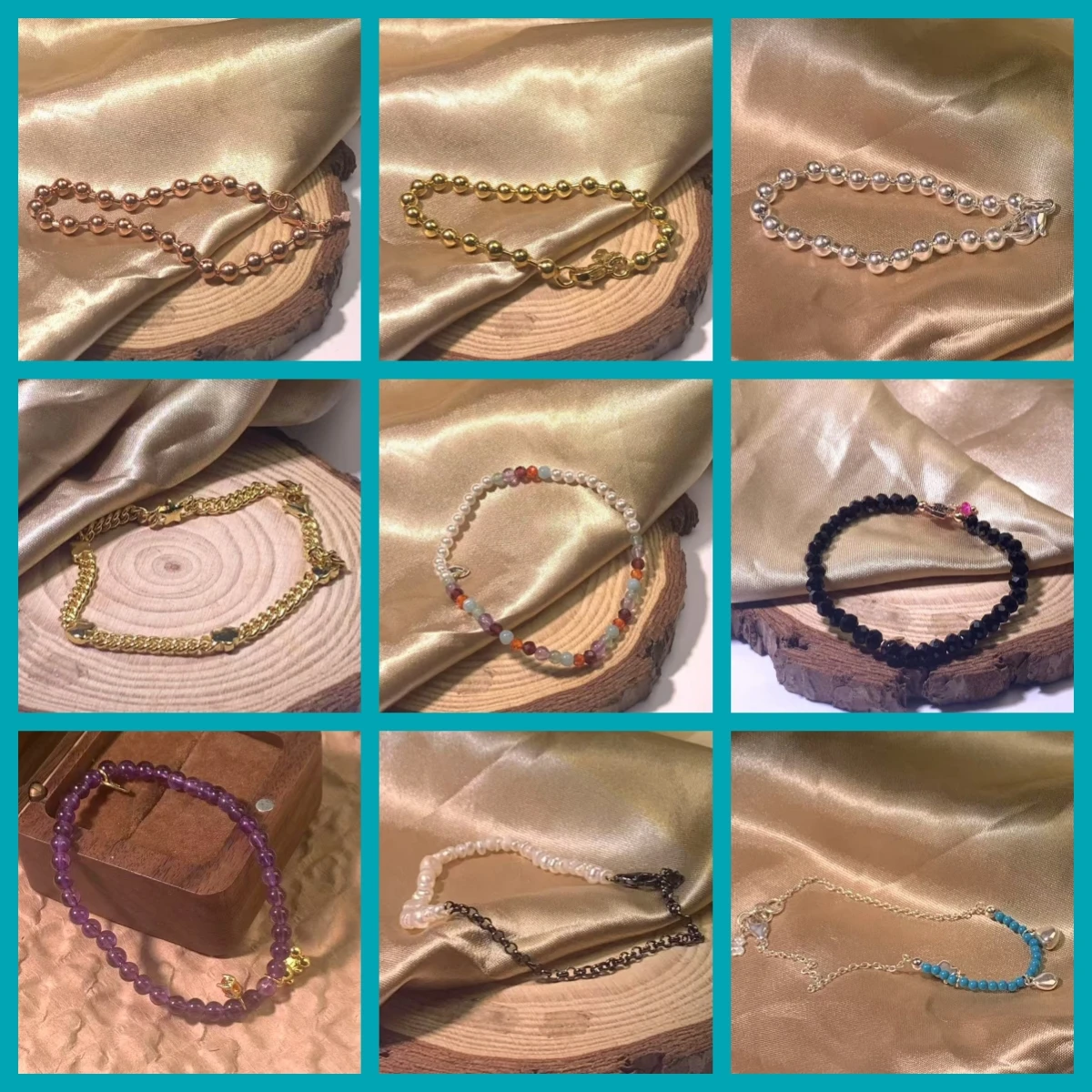 

Милый браслет с медведем из стерлингового серебра S925 для девочек, нежные ювелирные изделия-цепочка с медвежьими звеньями из бисера, забавный и стильный подарок для женщин