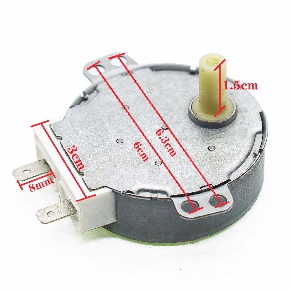 Universal turntable motor for SM-2301AF1 microwave oven synchronous motor 220V 5/6r/min 4W microwave replacement and maintenance