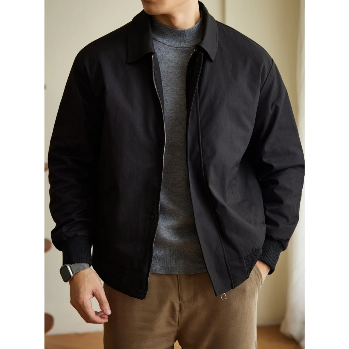 

Водонепроницаемая уличная спецодежда в стиле ретро, японская одежда Detroit Jaet, свободная повседневная винтажная верхняя одежда, модный топ из полиэстера и быка...