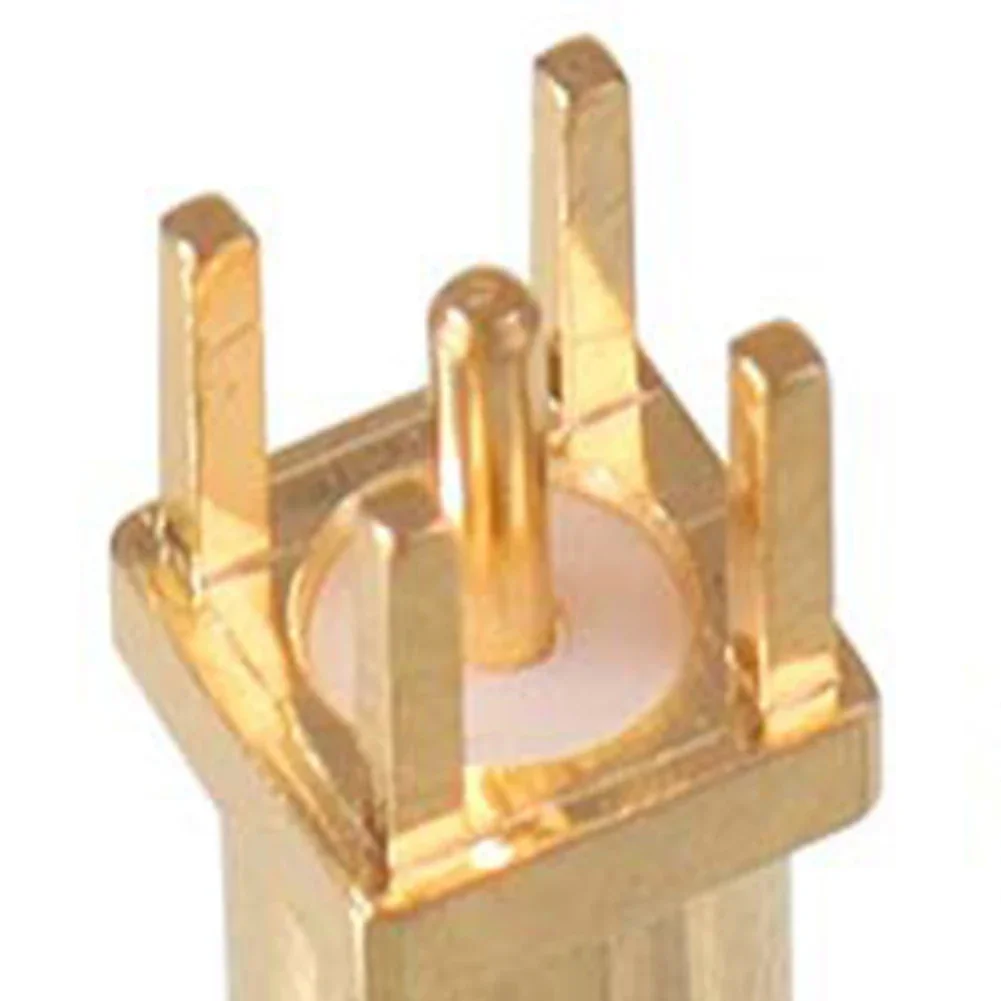 

10pcs MMCX-KE Female Solder Edge PCB Board Socket Four-Legged Male Radio-Formed For Coax Connector Adapter Welding Terminal