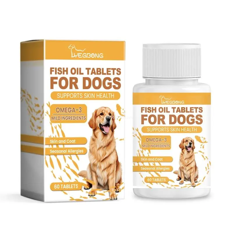 Pet Nutrition Supplement Fish Oil Formula for Older Dogs with EPA & DHA Dropship