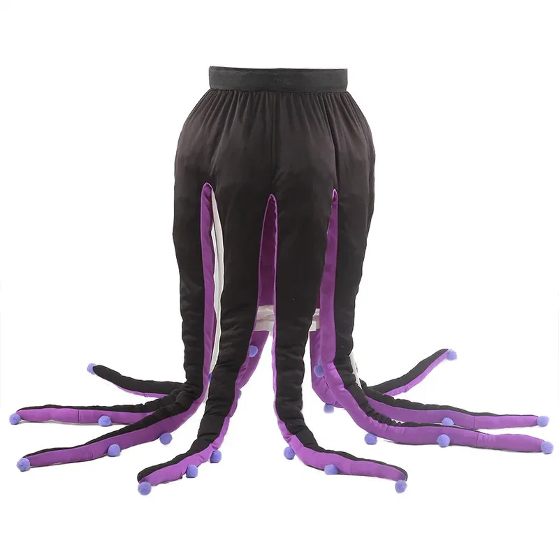 qq45 الكبار ليتل ميرميد أورسولا تأثيري طويل الأخطبوط مخالب أنثى البحر الساحرة زي لجميع القديسين بوريم ملابس الحفلات