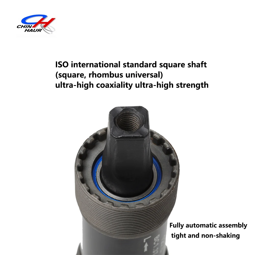 الدراجة مربع تفتق أسفل قوس 68 مللي متر دراجة مركز المحور 103/107/111/113.5/116/119/122 مللي متر