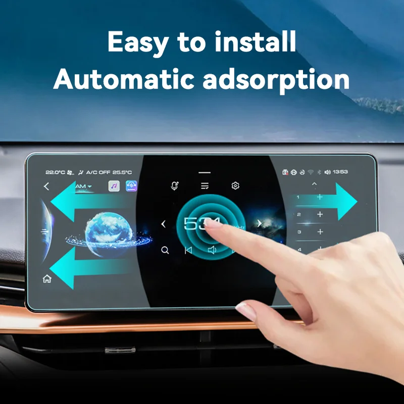 For GEELY EMGRAND 2024 Screen Protector Film Console Tempered Glass Protective Navigator Protection Car Accessories