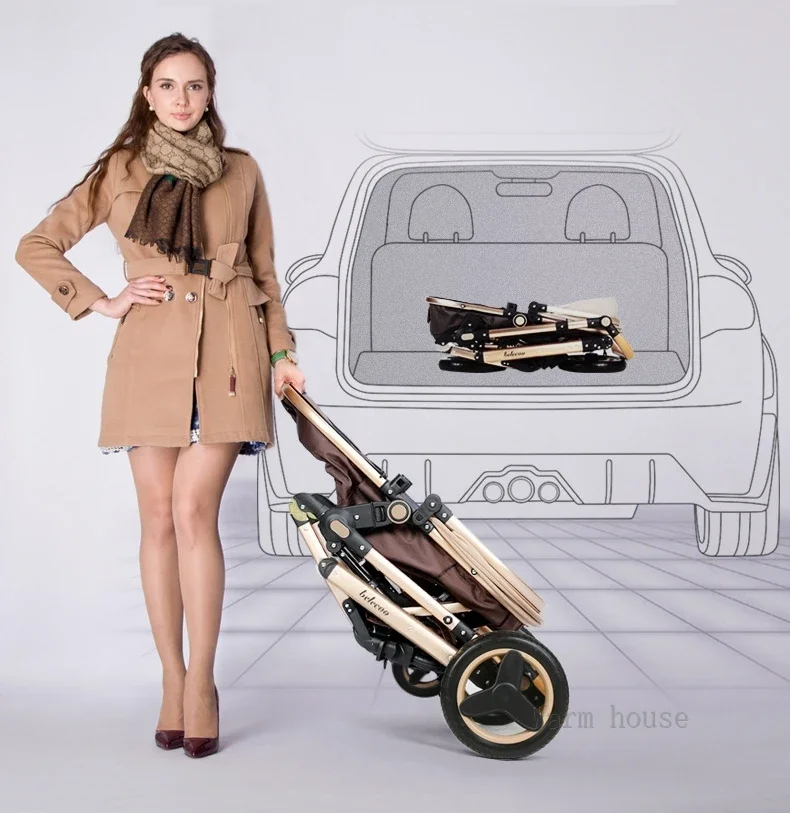 Poussette Bébé 3 en 1 Ultra-Confort S1181a4415ae94abfb4f1f36efe45a0117