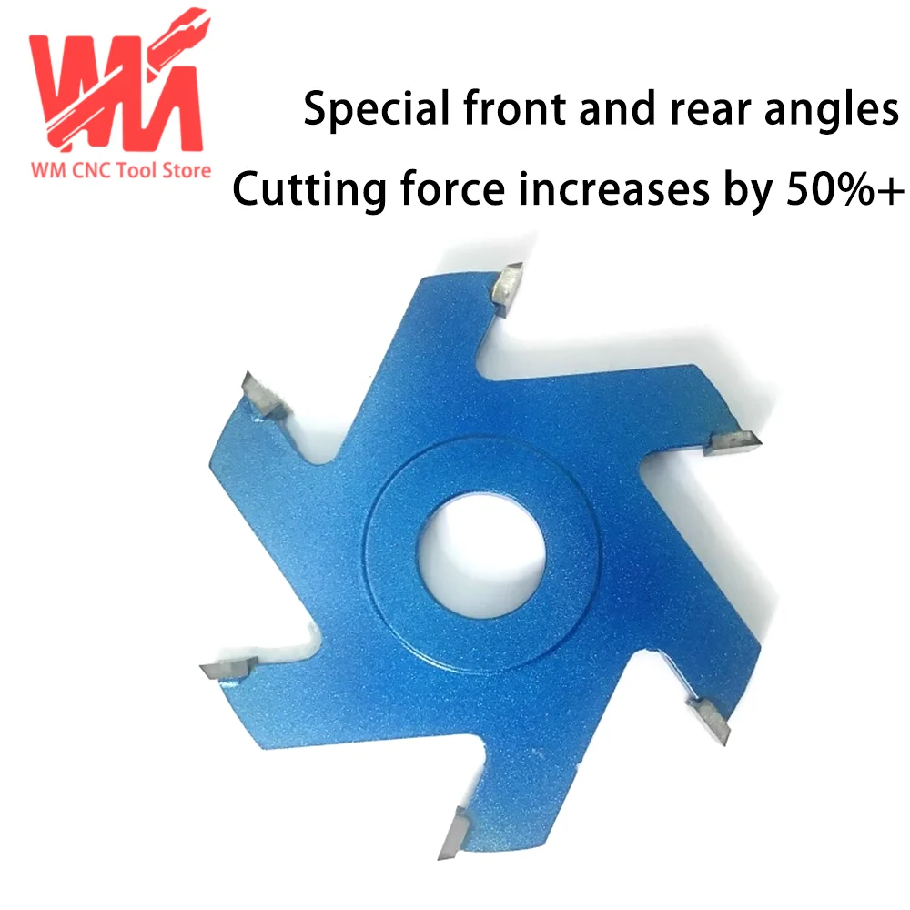 سكين تقطيع النجارة، قاطعة طحن بستة شفرات، قاطعة طحن لآلة تثبيت الخشب الأحمر، الفتحة الداخلية 35، عمودية لأعمال النجارة