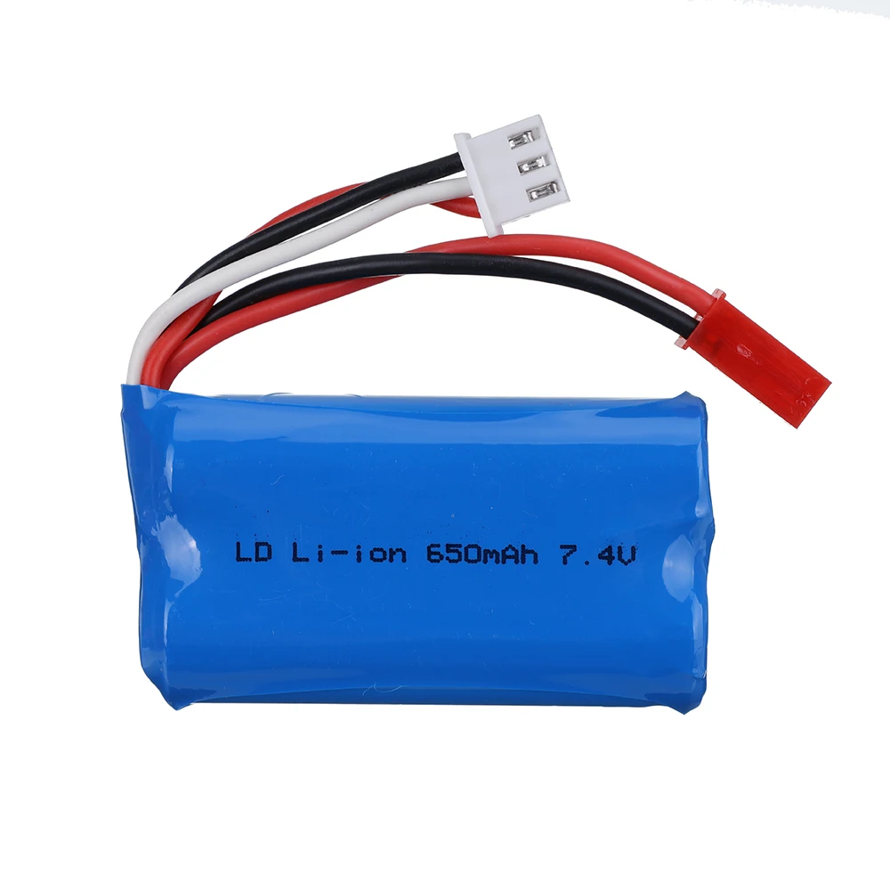 7.4V 650mAh Lipo battery For FT007 Remote control boat speedboat FX059 F1 Syma Remote control aircraft Li-po 2s 7.4V Battery