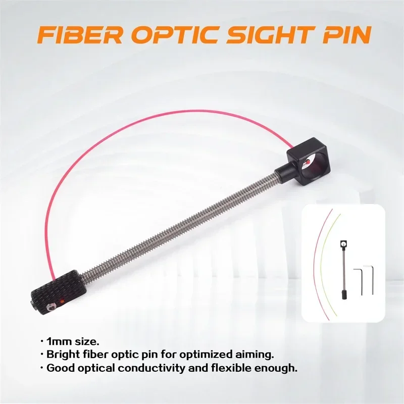

1 шт. оптический прицел Nika Fiber Optic для стрельбы из лука, аксессуар для стрельбы