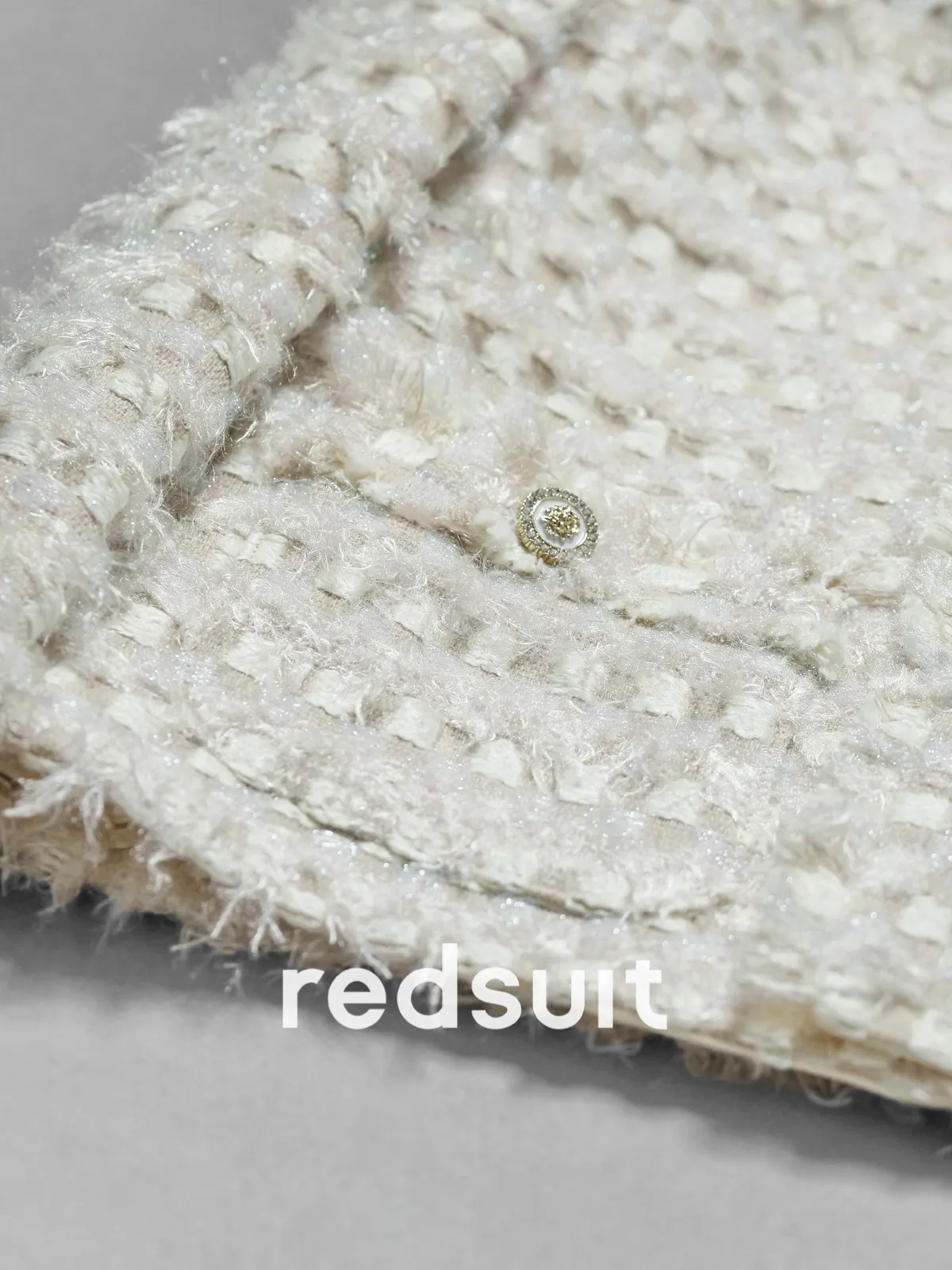 New High definition three-dimensional woolen shiny grid weave short coarse coat minimalist  Custom size