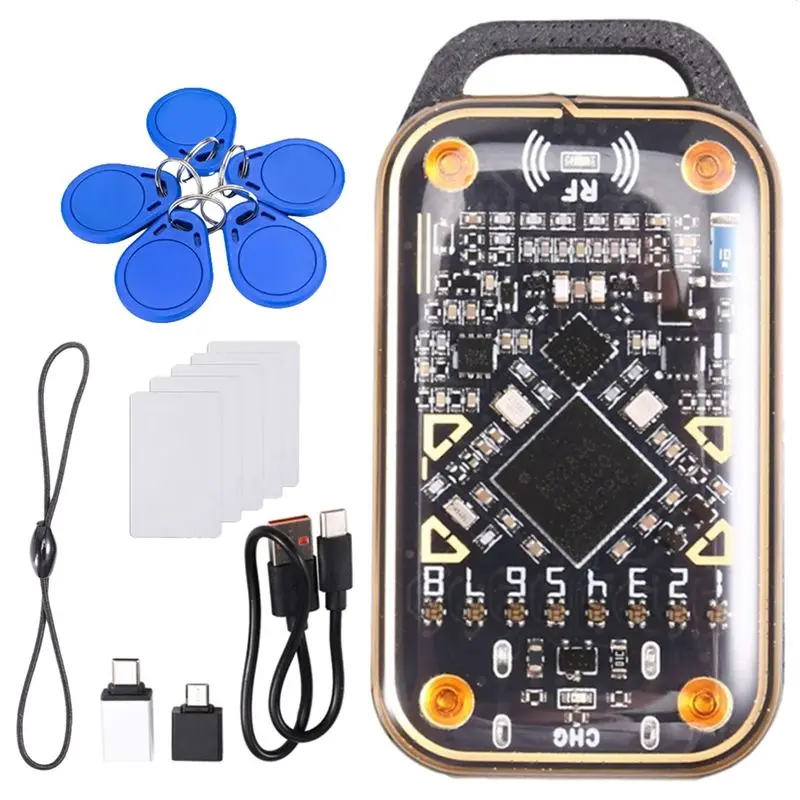 [lxya68z-]-smart-card-emulator-upgrade-chameleon-ultra-5xuid-card-keychain-rfid-smart-chip-reader-125k-1356m-card-duplicato