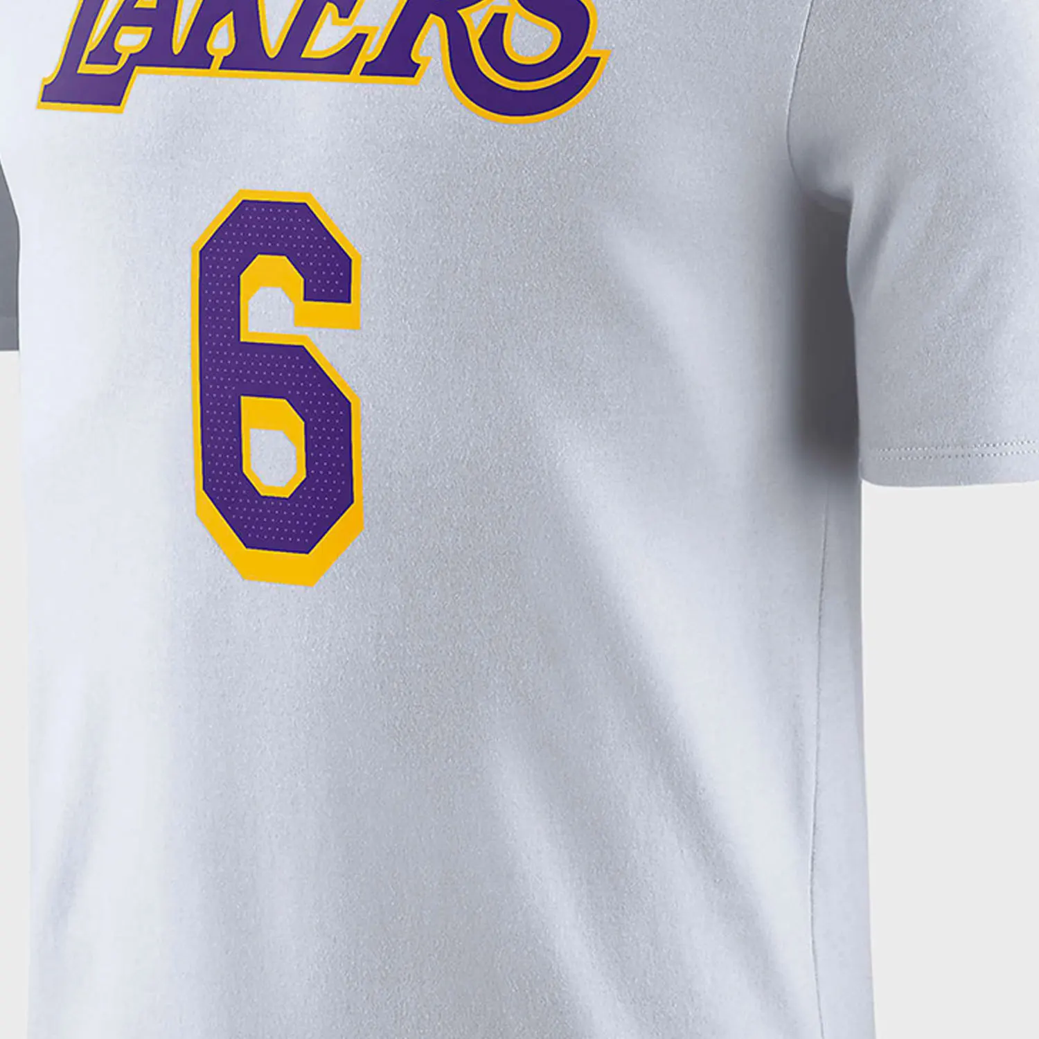Nike genuine Los Angeles Lakers NBA Men's Sports Basketball Short Sleeve CV8529-116 view 3
