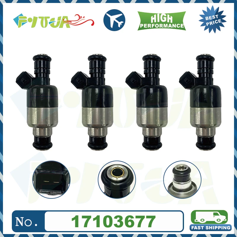 

4pcs Fuel injector 17103677 for DAEWOO NEXIA 17123919 17123924 25165453 ICD00110 17108045 Car Fuel Nozzle Engine Bico Injection