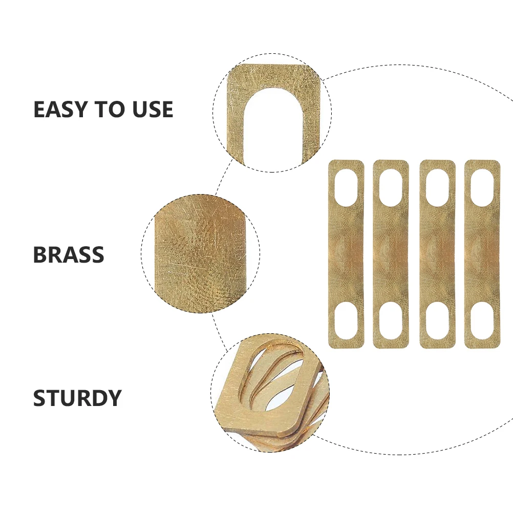 

4pcs Guitar Neck 0.2Mm 0.5Mm 1Mm Thickened Brass Durable Metal Shims For Electric Guitar Bass Replacement Parts Accessories Neck
