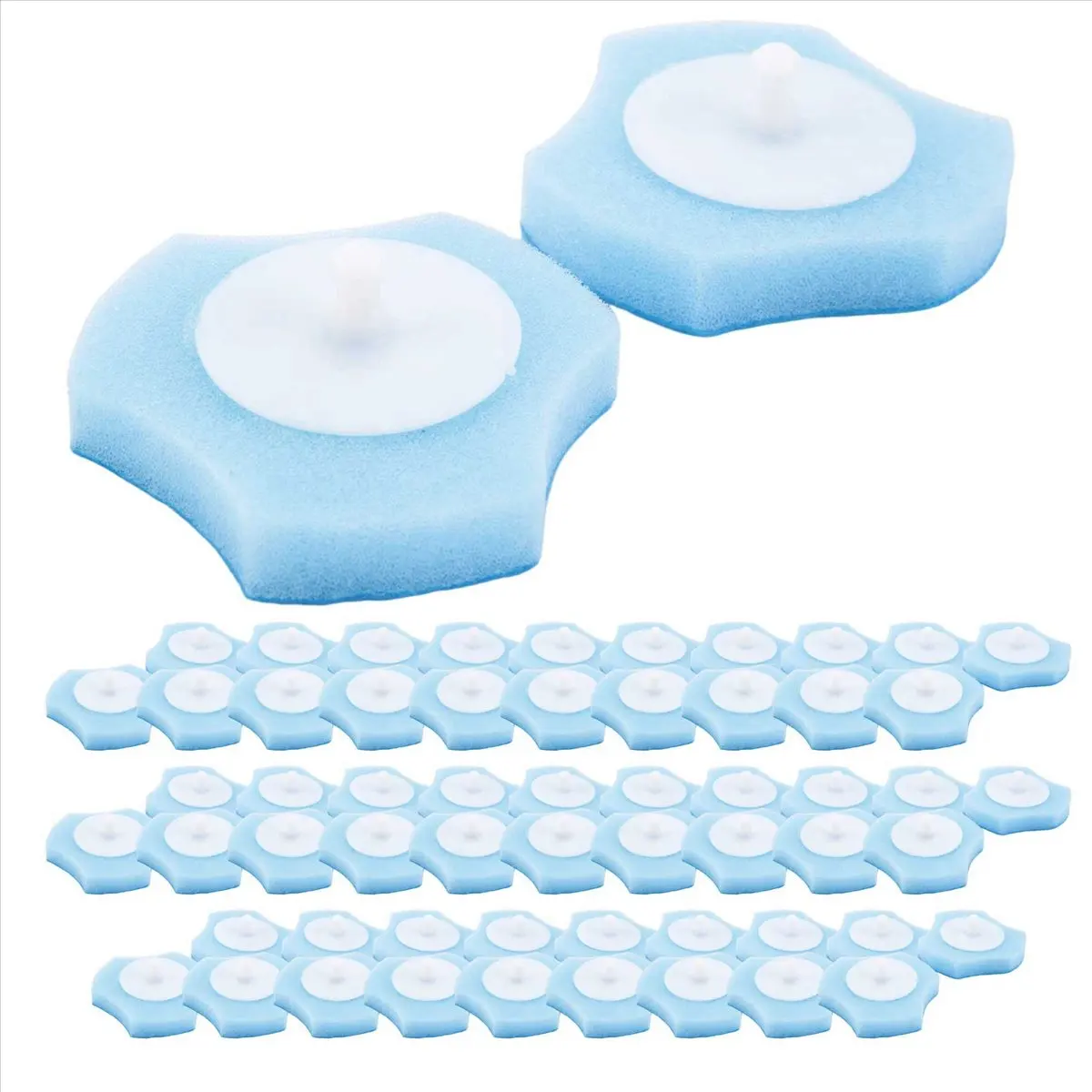 ABZF 2026 Disposable Toilet Cleaning System Disposable Toilet Flushable Refill Fresh Brush Flushable Refills - 60 Refills